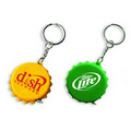 Bottle Cap Tape Measure Key Chain